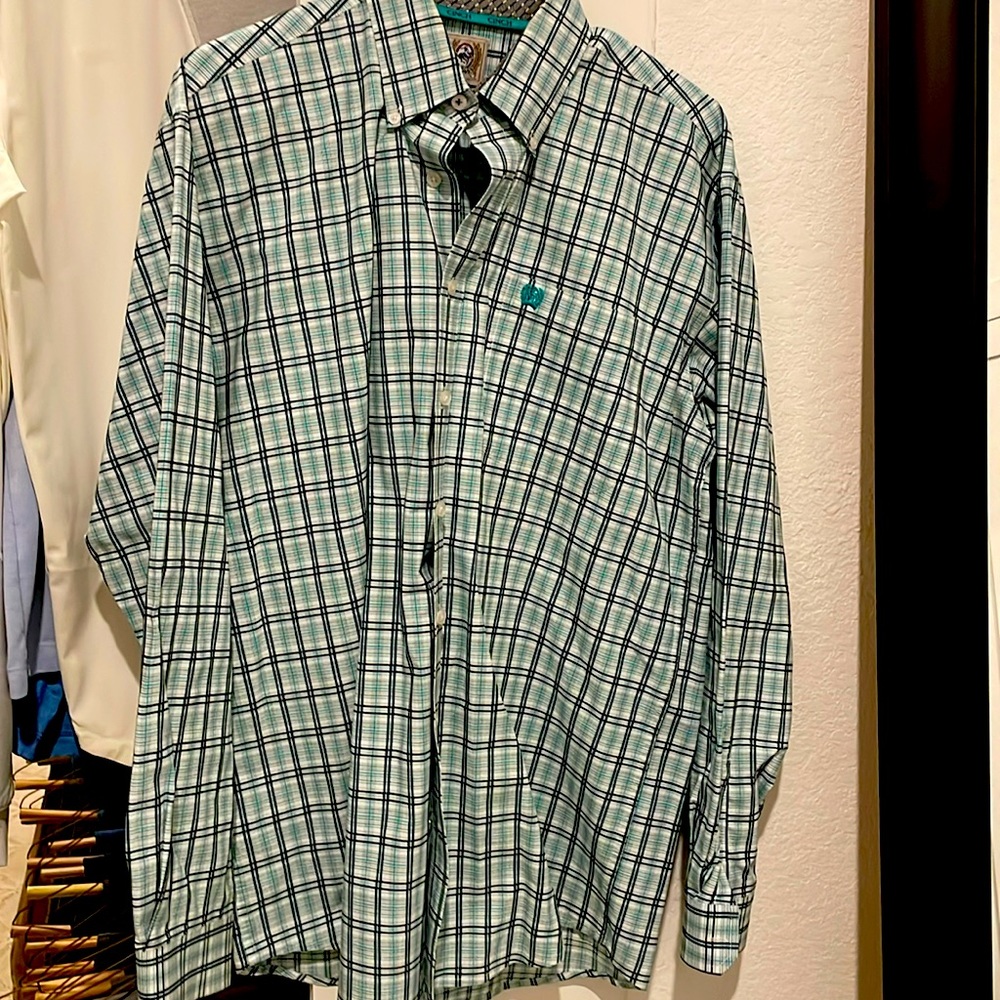 Cinch button down